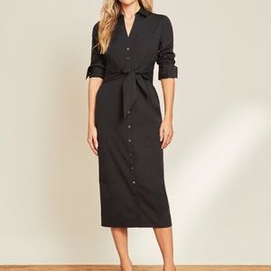 VERONICA BEARD
Janelle Tie-Waist Shirtdress